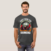 T-shirt Casque Cadeau Gamer Drôle Ne Peux Pas Vous Entendr (Devant entier)