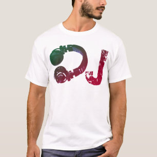 T-shirt casque cool pour le dj