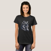 T-shirt Casque d'art graphique pour Amoureux des animaux d (Devant entier)