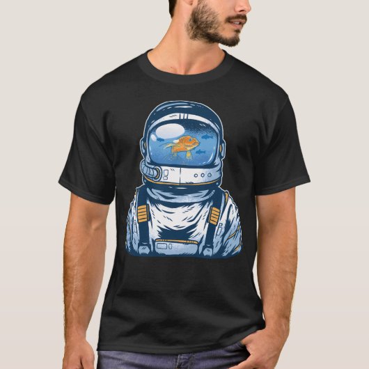 T-shirt Casque d'astronaute (Devant)