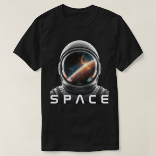 T-shirt Casque d'astronaute cosmique