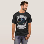T-shirt Casque d'astronaute - Explorez L'Univers (Devant entier)