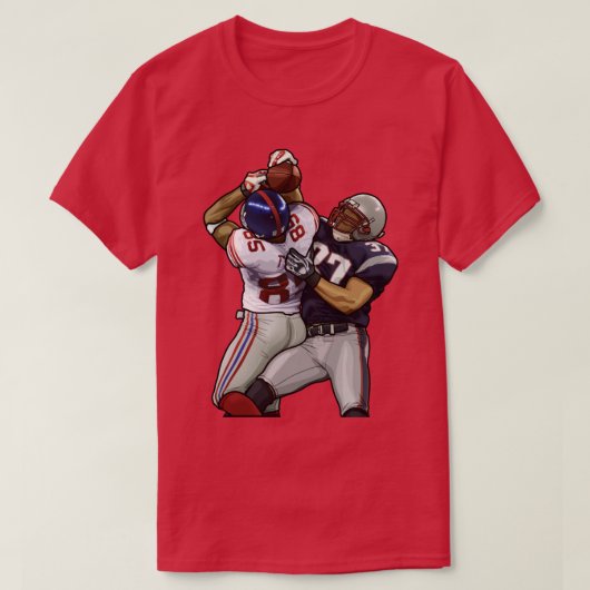 T-shirt Casque David Tyree Catch (Design devant)