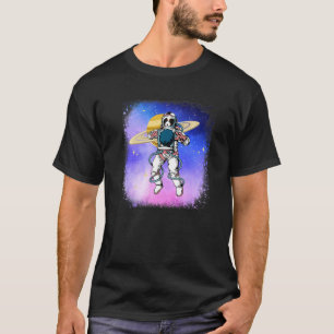 T-shirt Casque de chien et d'astronaute de caniche mignon