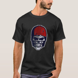 T-shirt Casque de course Skull Evil Style Cool Wild Hallow