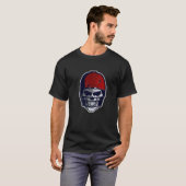 T-shirt Casque de course Skull Evil Style Cool Wild Hallow (Devant entier)