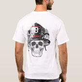 T-shirt casque de crâne (Dos)