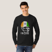 T-shirt Casque de fan de cricket Inde joueurs de cricket I (Devant entier)