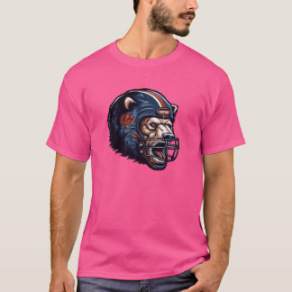 T-shirt Casque de football de Chicago