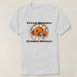 T-shirt Casque de football de la nation Hubber de Sméthpor