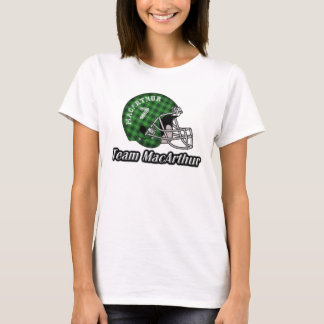 T-shirt Casque de football de l'équipe tartan du clan MacA