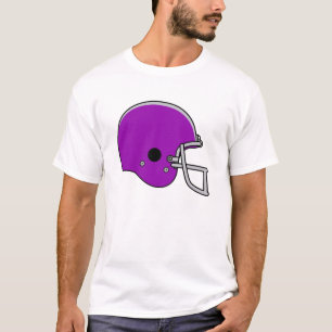 T-shirt Casque de football pourpre