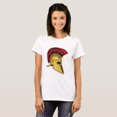 T-shirt Casque de guerrier grec spartiate (Devant entier)