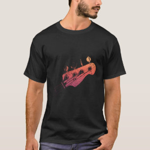 T-shirt Casque De Guitare Basse Pour Bhelp Et Bass Player