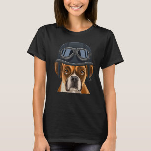 T-shirt Casque de moto vintage Boxer