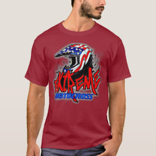T-shirt casque de motocross m ou motocycle avec