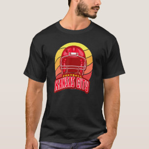 T-shirt Casque de quart de football Kansas City Chef Kansa