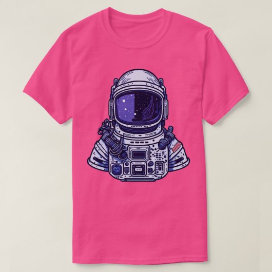 T-shirt casque d'espace (Design devant)
