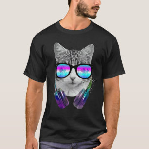 T-shirt Casque Dj Cat Kit Dj Chat Maison Musique Souterrai