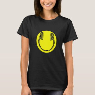 T-shirt Casque Dj Deejay Musique Pop Basse Techno Rock Po