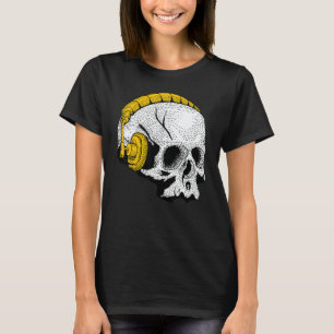 T-shirt Casque DJ Skull Magie Occulte 1