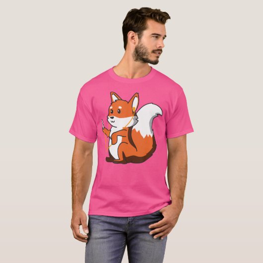 T-shirt Casque Fox Fox amis (Devant entier)