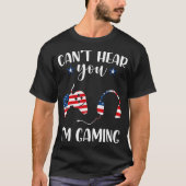 T-shirt Casque Gamer Cant Vous Entendre Im Jeu 4e de (Devant)