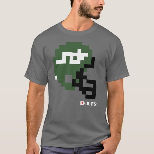 T-shirt casque Jets 90s Tecmo Bowl (Devant)