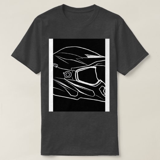 T-shirt Casque moto 3 (Design devant)