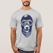 T-shirt Casque moto animal chien (Devant)