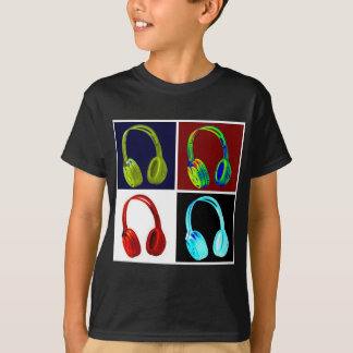 T-shirt Casque Pop Art