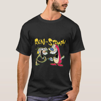 T-shirt Casque Ren Stimpy Happy