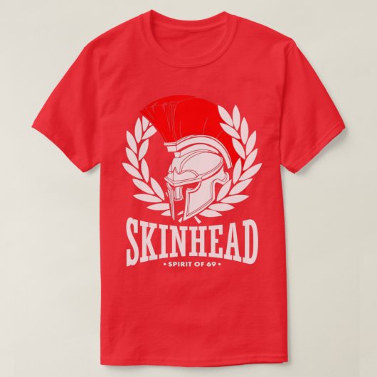 T-shirt Casque Skinhead (Design devant)