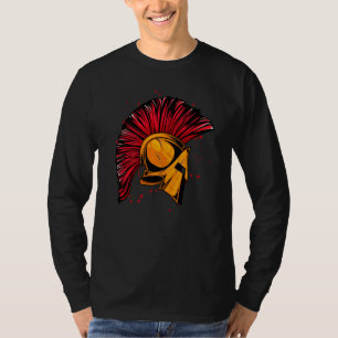 T-shirt Casque Spartan Golden Sparta Gladiator Guerrier Gy