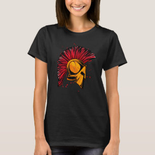 T-shirt Casque Spartan Golden Sparta Gladiator Guerrier Gy