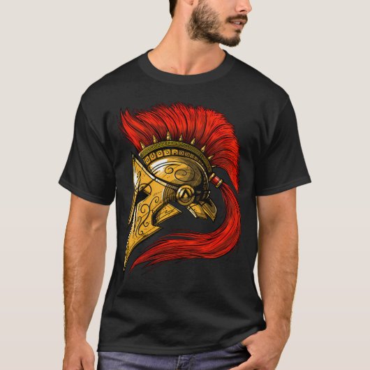 T-shirt Casque spartiate (Devant)