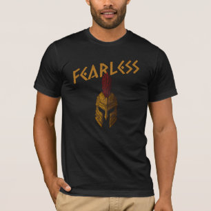 T-shirt casque spartiate sans peur