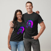 T-shirt Casque spatial de l'astronaute Vaporwave avec crân (Unisexe)