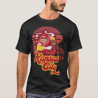 T-shirt Casque Sunset Chef BBQ de Kansas City Football Ret