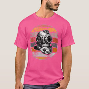 T-shirt Casque Sunset Dive Funny Plongée sous-marine