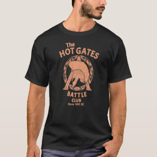 T-shirt Casque Symbole Spartiate Les Portes Chaudes