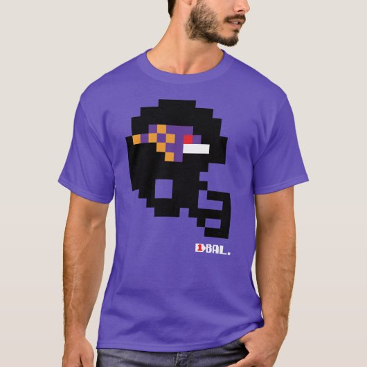 T-shirt casque Tecmo Bowl Ravens (Devant)