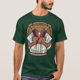 T-shirt Casque Viking Decor Shield Ax