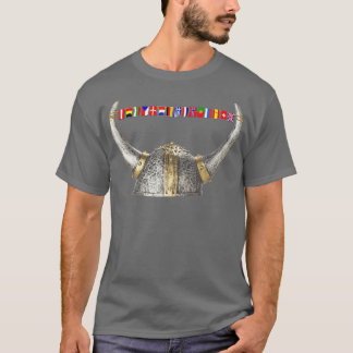 T-shirt Casque Viking Horned