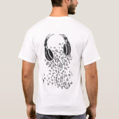 T-shirt Casques audio (Dos)
