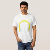 T-shirt Casques audio (Devant entier)