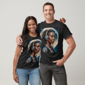 T-shirt Casques de déesse galactique Art Tee (Unisexe)