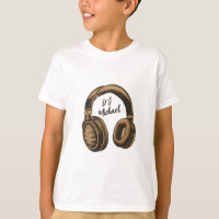Casques DJ de musique moderne Nom personnalisé bla