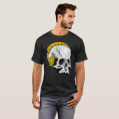 T-shirt Casques DJ Occult Magic Skull 1 (Devant entier)