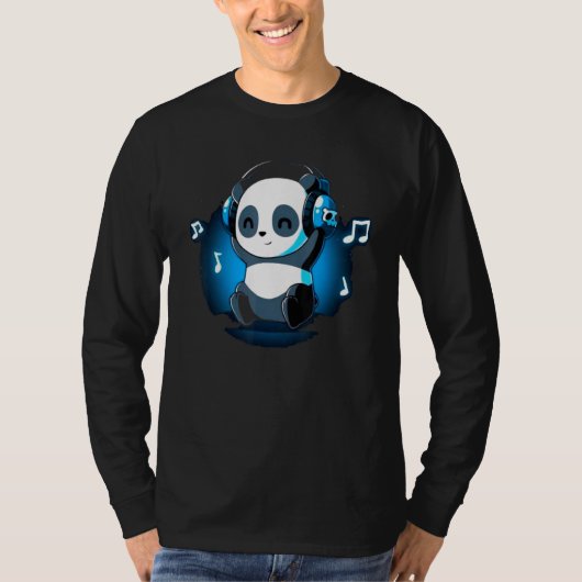 T-shirt Casques Dj Panda (Devant)